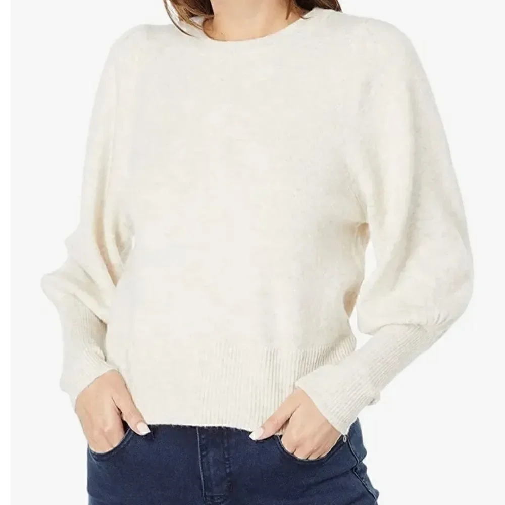 ✨ Vince Camuto Balloon Sleeve Sweater – Malted Cream, Size XL – NWT! ✨